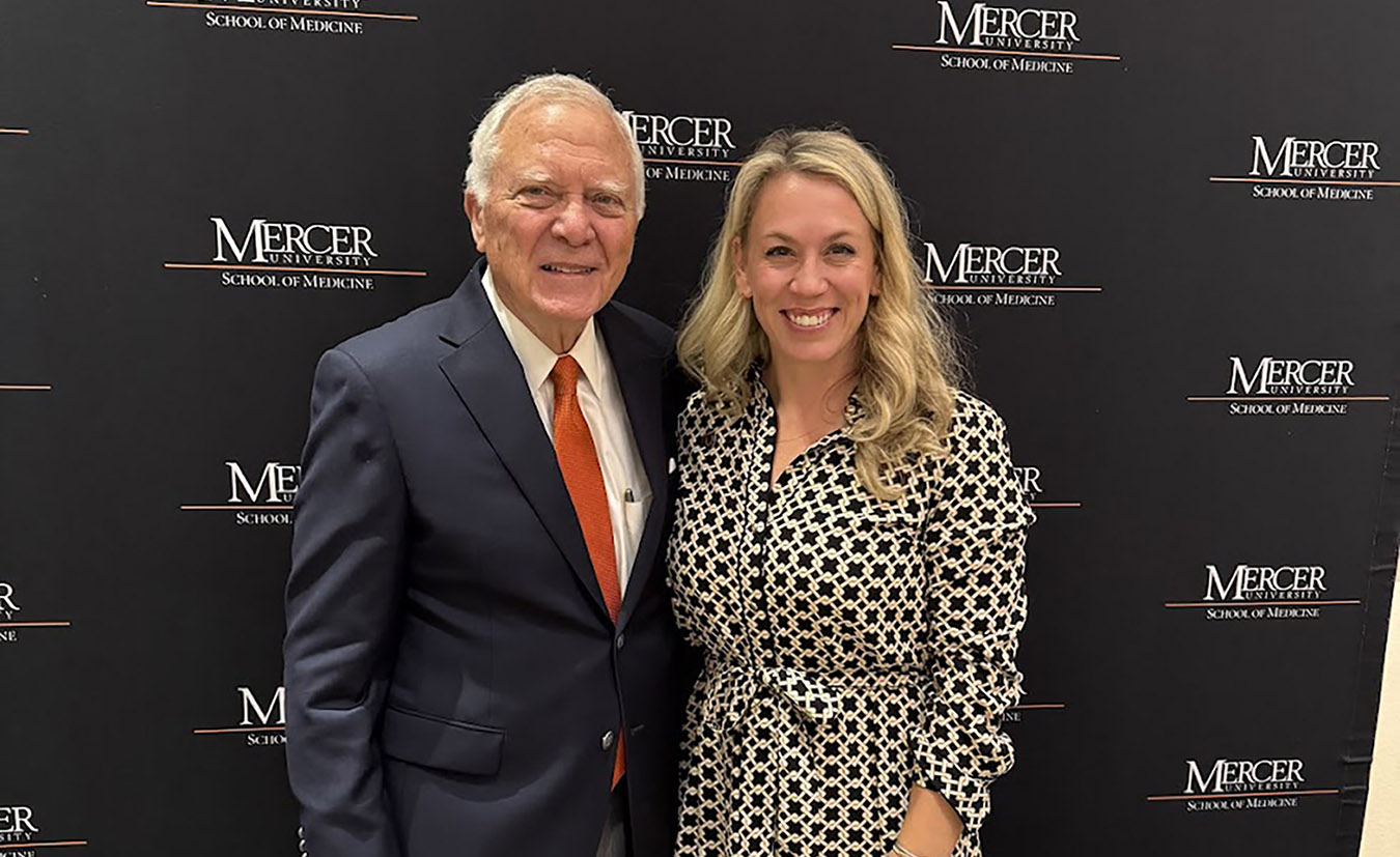 Ember Bentley with former Gov. Nathan Deal