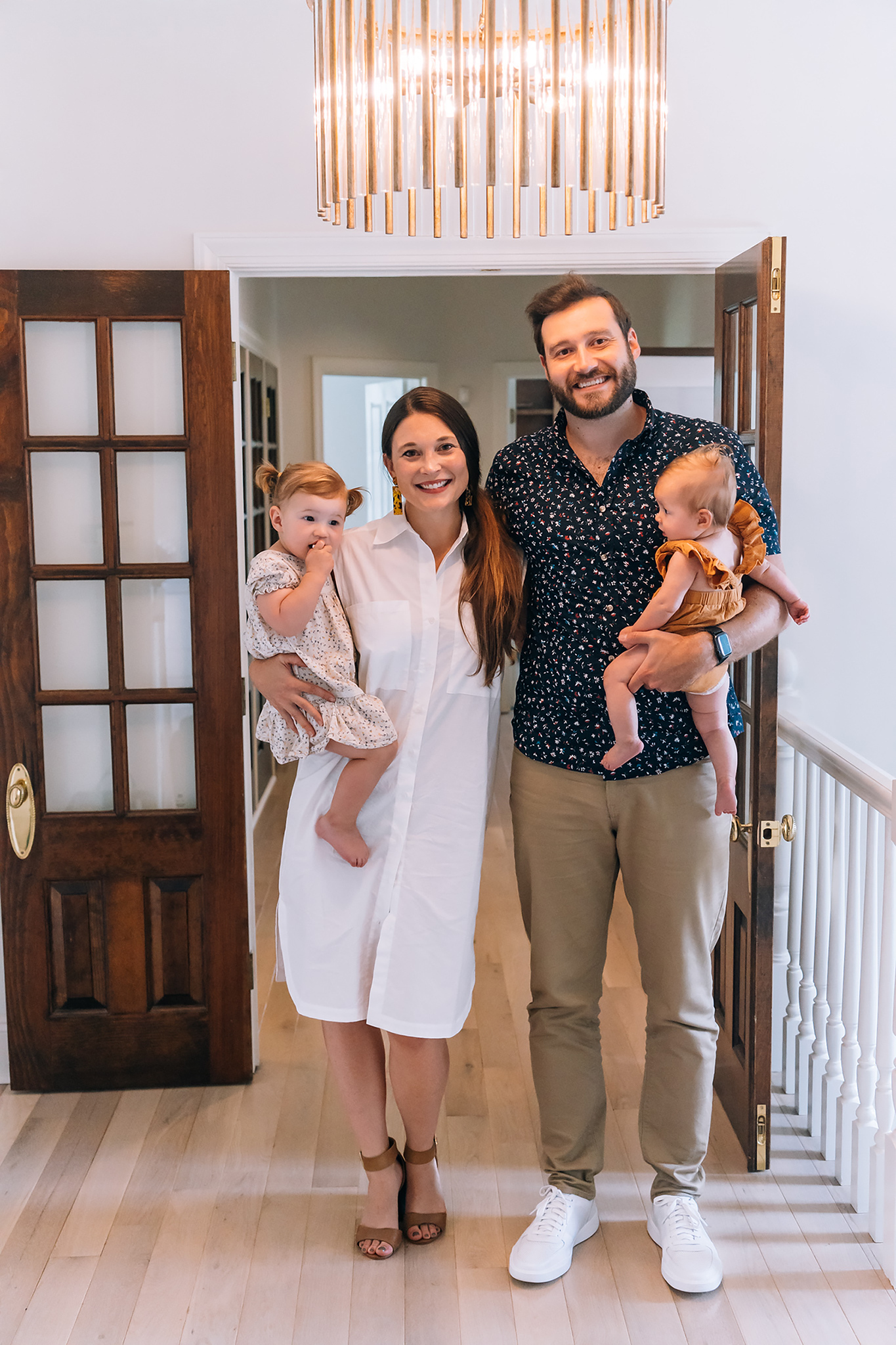 Kristin, Cam, Emery (left) and Letty Oja