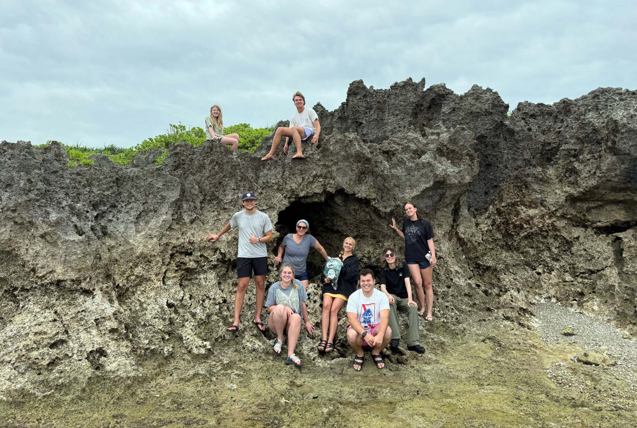 Okinawa Study Abroad on land