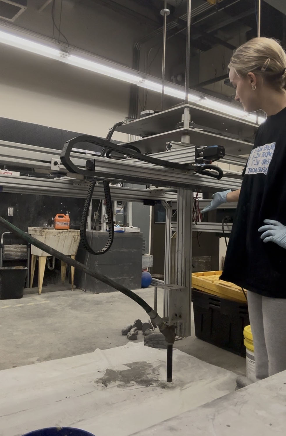 Addison Stuart uses a gantry-based printer for 3D industrial design. (Photo: Addison Stuart)
