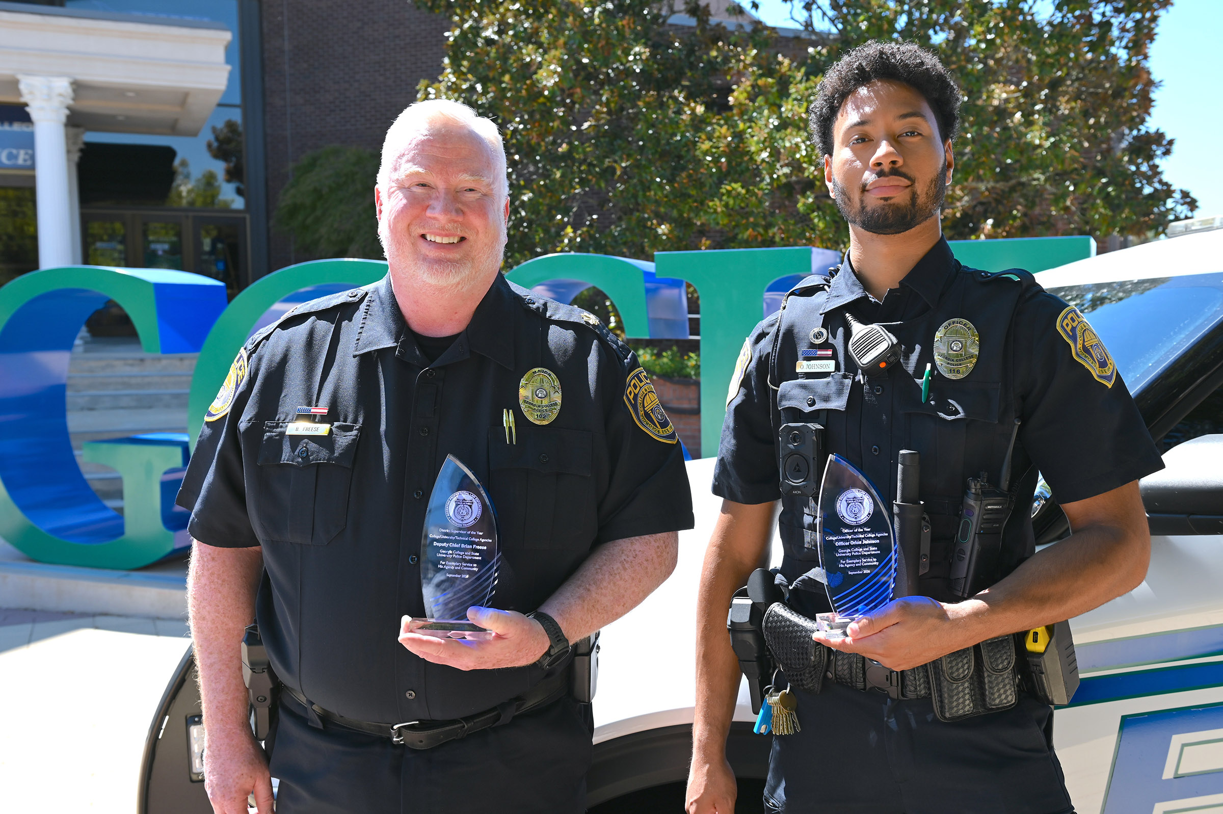 Image for Top cops: GCSU Public Safety officers earn state awards