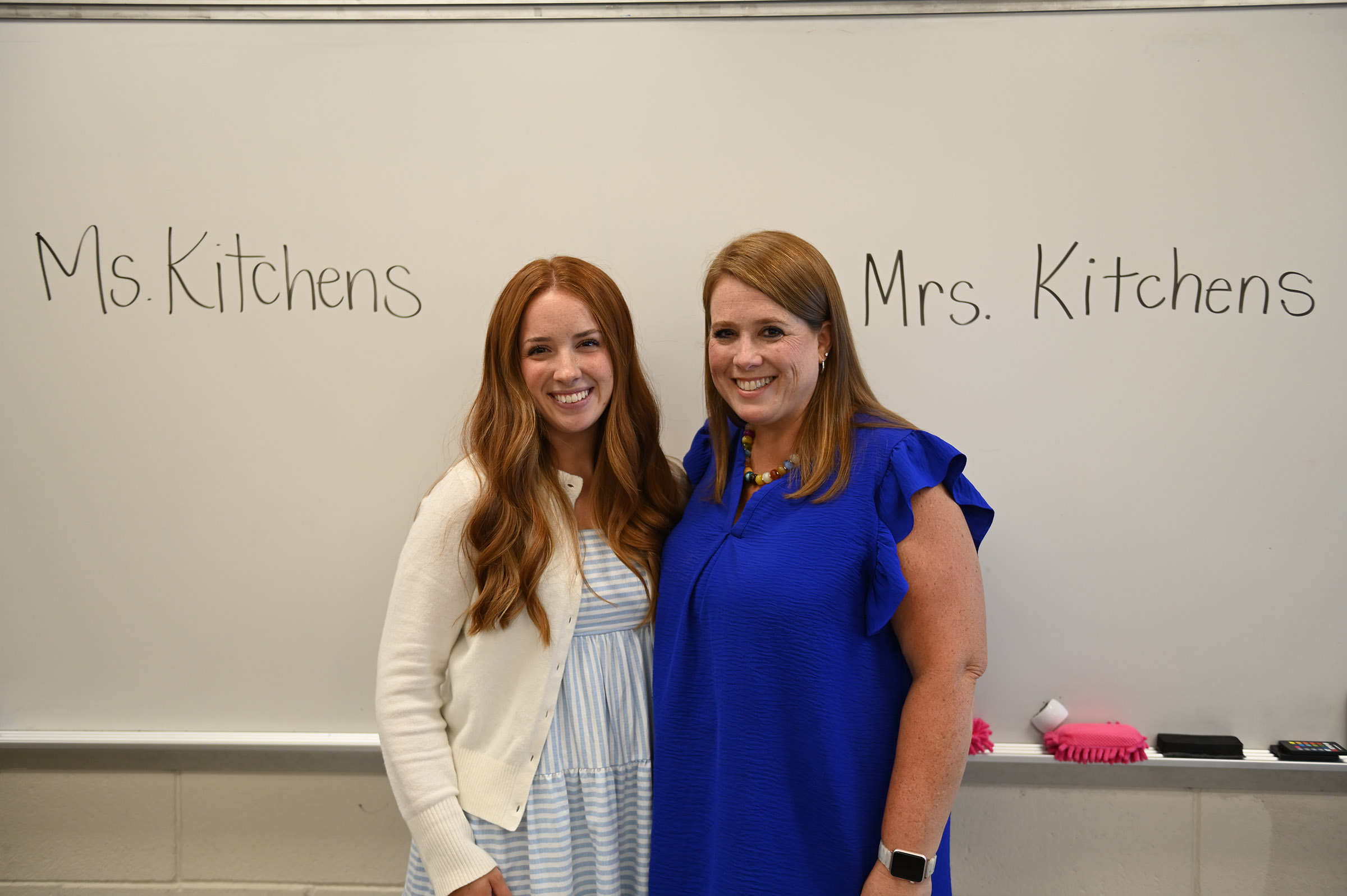 Image for Alumnae in the family: Mother-daughter duo teaching at the same school