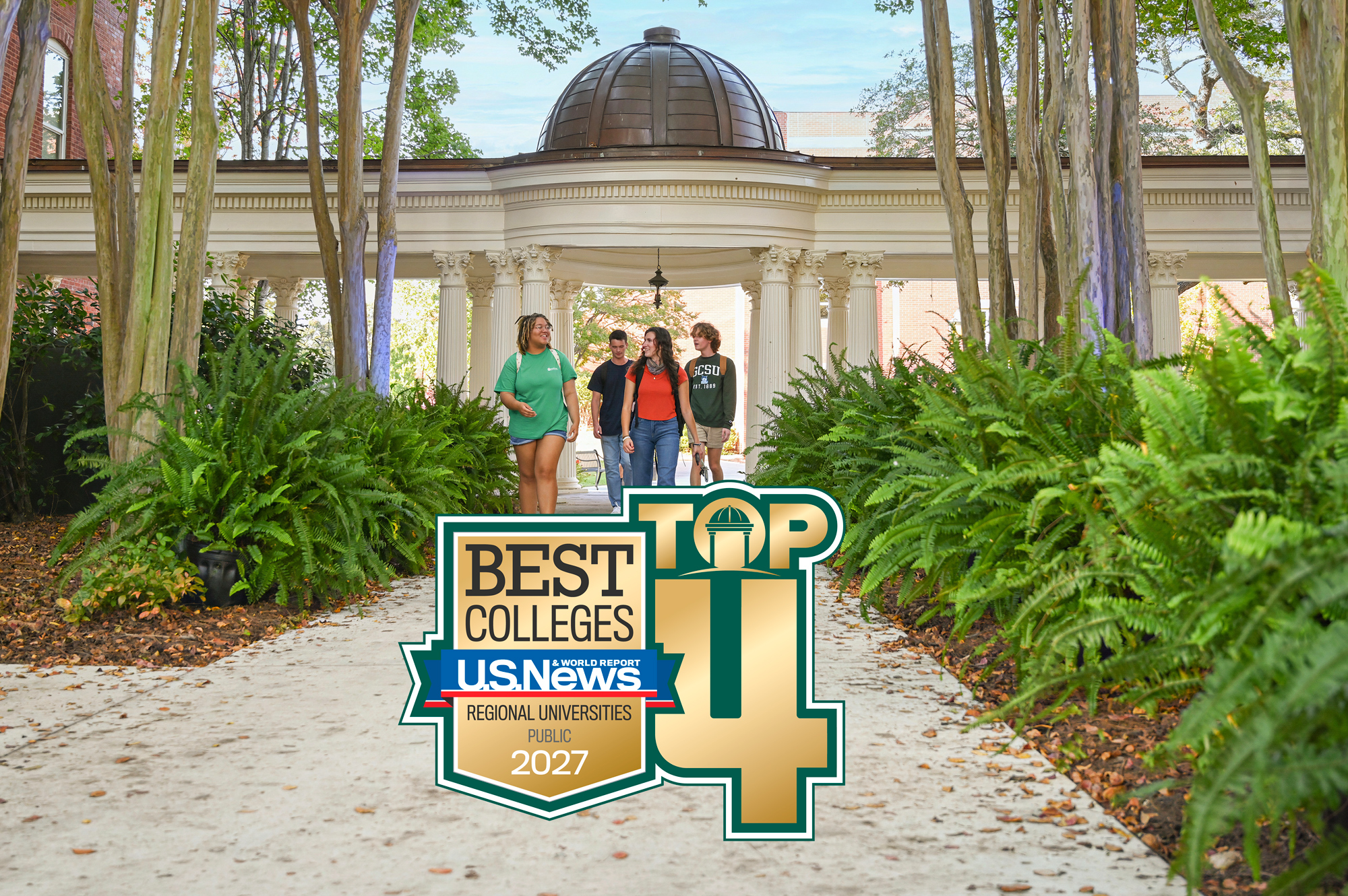 Image for All-Time High: Georgia College Ranked No. 4 in South by U.S. News & World Report