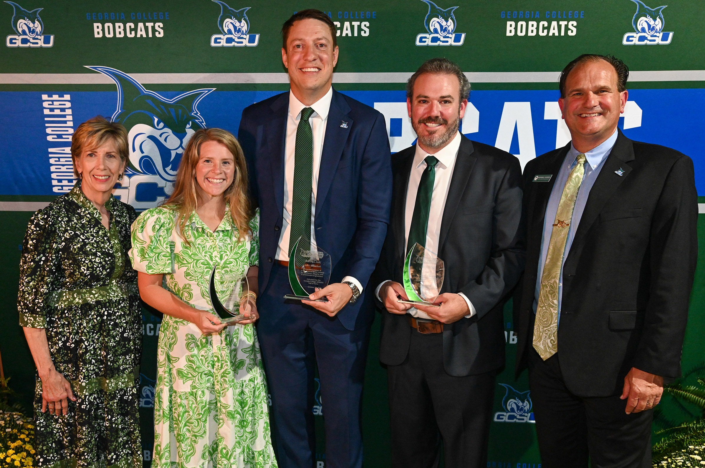 Image for Cannada (’16), Clark (’08) and Shida (’11) enshrined into GCSU Athletics Hall of Fame