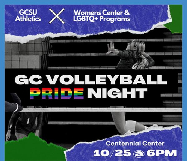 Celebrate LGBTQ+ History Month tonight when the Women&rsquo;s Center teams up with Bobcat Volleyball for Pride Night