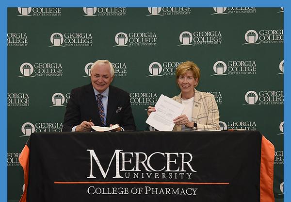 GCSU signs pharmacology program agreement with Mercer University