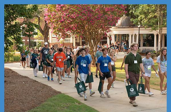 Mobilized and Motivated: Record-breaking GCSU Class of 2027 gears up