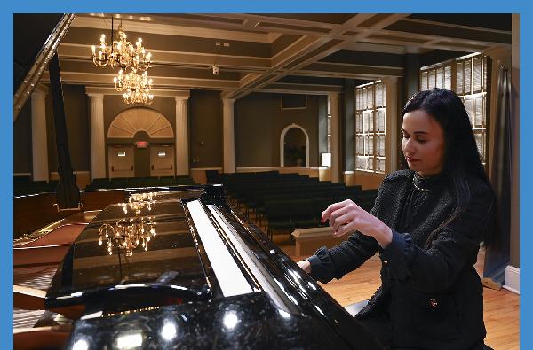 Newell Scholar seeks to fill gaps between Eastern and Western music