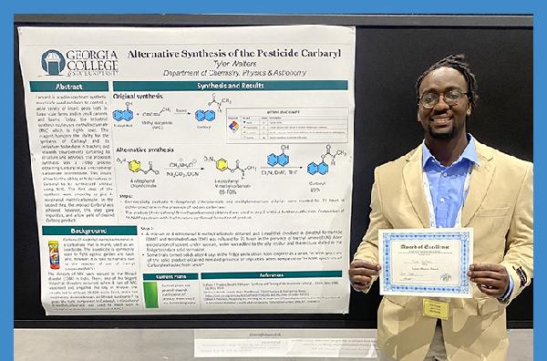 Chemistry, Physics and Astronomy senior wins award at PittCon 2024