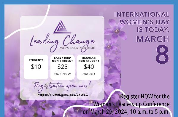Register for the Women's Leadership Conference TODAY!