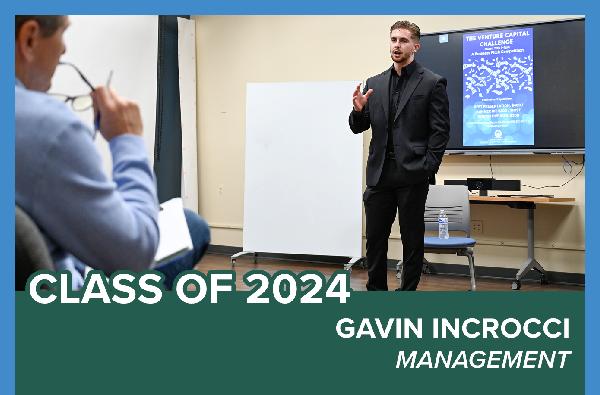 Class of 2024: Meet Gavin Incrocci, undergraduate researcher and entrepreneur