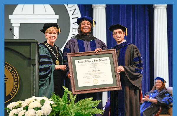 Federal Reserve Board Gov. Lisa Cook gives keynote address at GCSU commencements