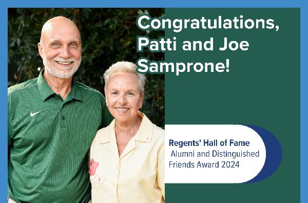 Lifelong GCSU supporters Joe and Patti Samprone named to USG Regents' Hall of Fame