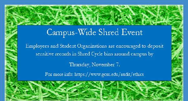 Ethics Awareness Week: Campus-Wide Shred event