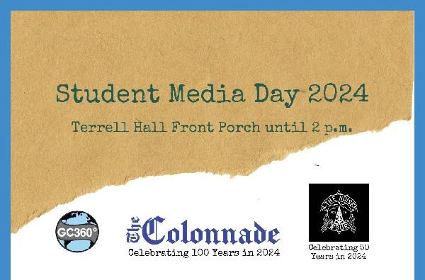 Fall 2024 Student Media Day celebrates WGUR's 50th birthday and the Colonnade's 100th birthday