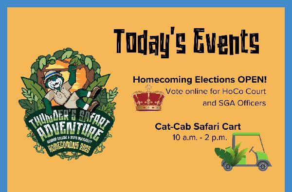 Homecoming Events for Wednesday, Feb. 19