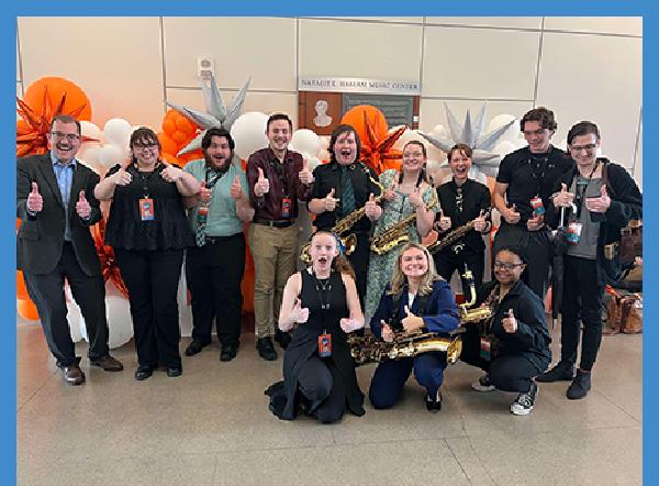 GCSU Saxophonists present at prestigious conference