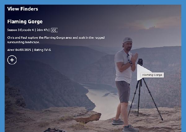 Watch the PBS series of View Finders "Flaming Gorge" this week featuring Drs. Chris Greer and Al Mead
