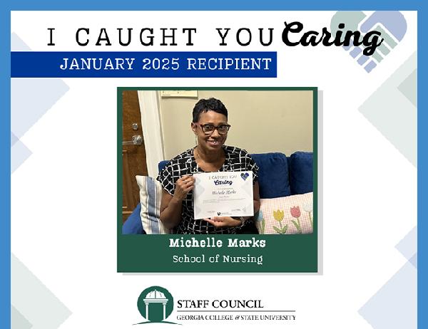 Congrats to the January 2025 I Caught You Caring recipient