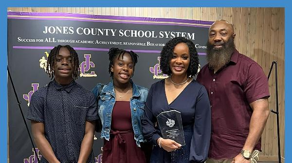 Triple Bobcat makes math matter as Jones County Teacher of the Year