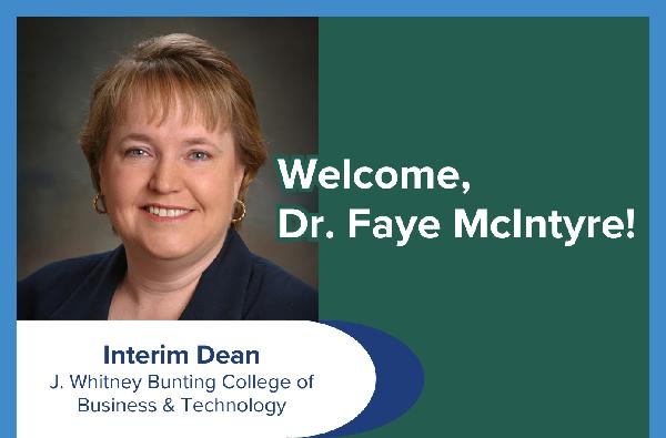 Longtime Academic Leader Dr. Faye McIntyre named Interim COBT Dean