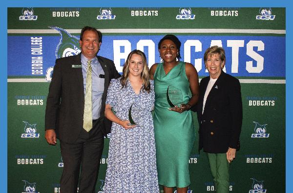 Shanteona Keys (’15), Whitney Okvist Pape (’14) enshrined in GCSU Athletics Hall of Fame
