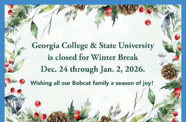 Happy holidays from Georgia College & State University!