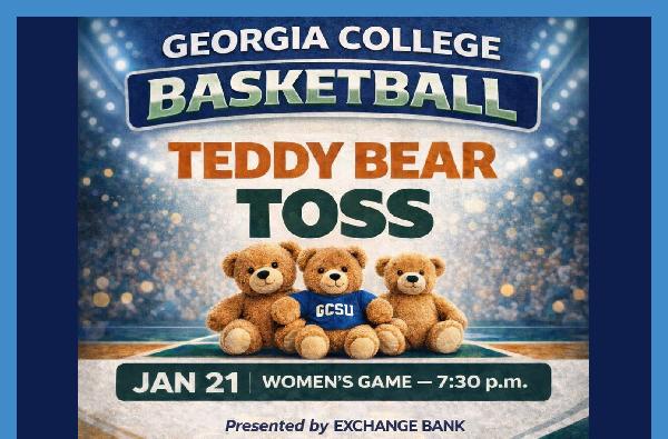 Toss for a cause with the Bobcats: GCSU Women&rsquo;s Teddy Bear Toss Night!&nbsp;