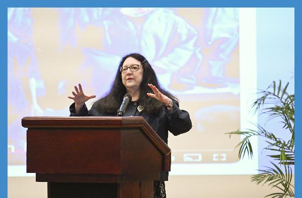 Retired professor shares how art can spark social change