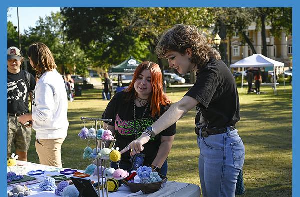 Market goers enjoyed local food, art, crafts and creations at the Farmer & Artisan Market