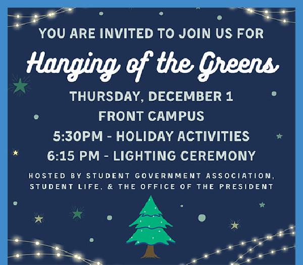 Celebrate the Holiday Season at the Hanging of the Greens on Thursday!