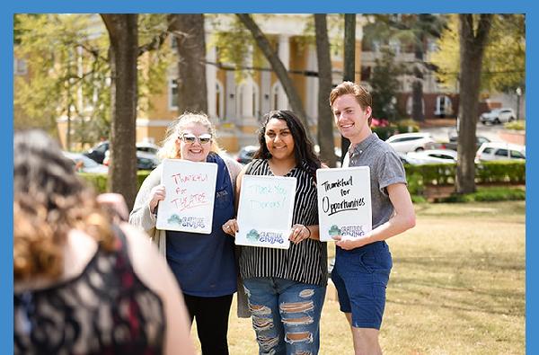 Thank you to everyone who participated in our 4th GCSU Giving Challenge! Together, over $38,000 was raised to support six campus projects, which were fully funded thanks to your generosity.