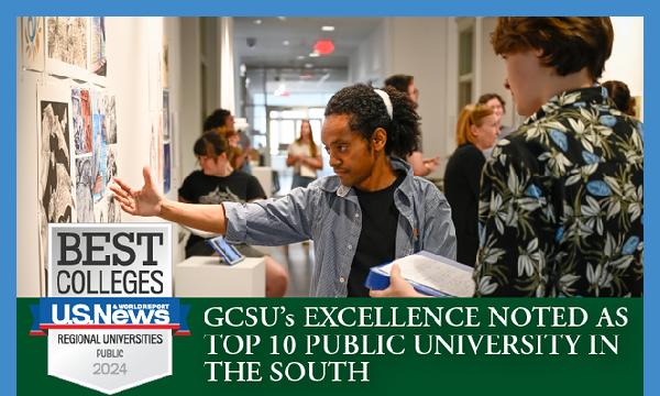 GCSU&rsquo;s excellence noted as top 10 public university in South by U.S. News & World Report