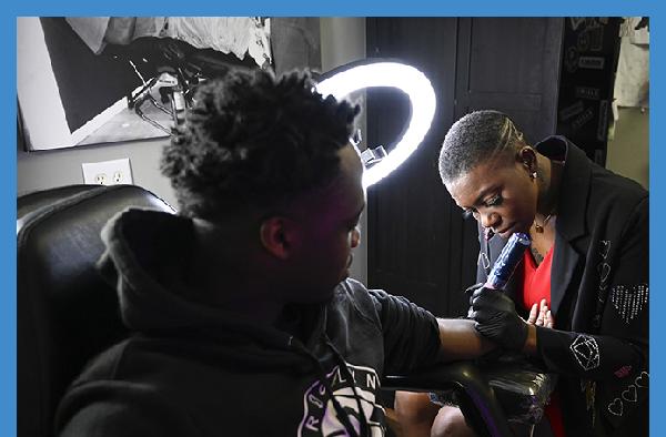 Artistic alumna: The first Black woman to open tattoo studio in Milly 