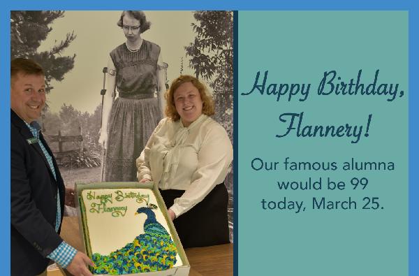 Let's celebrate Flannery O'Connor's 99th birthday at Andalusia and "A night about Louis" via Zoom