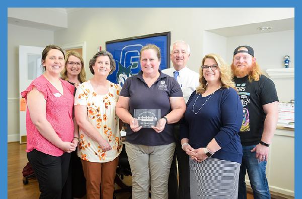 GCSU MVP Liz Speelman honored with Collaboration Award
