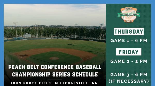 GCSU to host Flagler in Peach Belt Baseball Championship Series