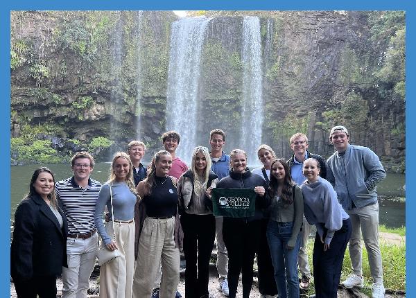 Students learning about corporate sustainability and leadership in New Zealand