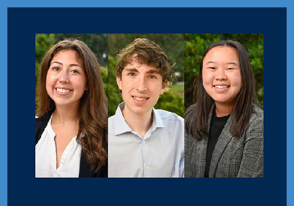 Three students receive prestigious Phi Kappa Phi Study Abroad Scholarships