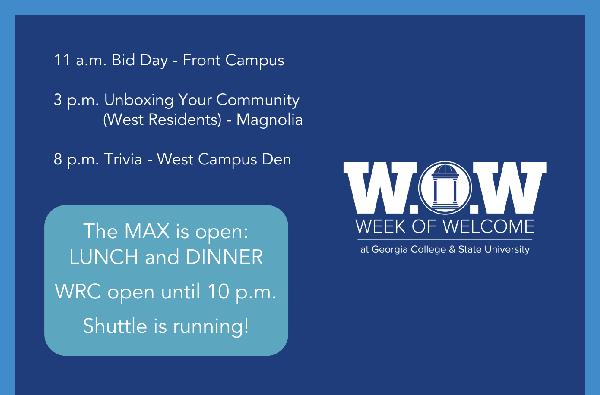 WoW 2024: Events and Services for Wednesday, August 14