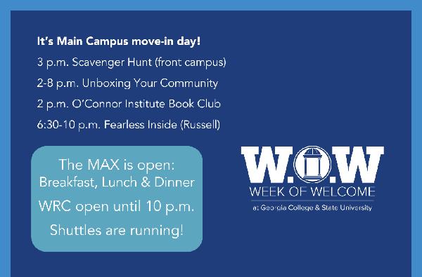 WoW 2024: Events and Services for Thursday, August 15