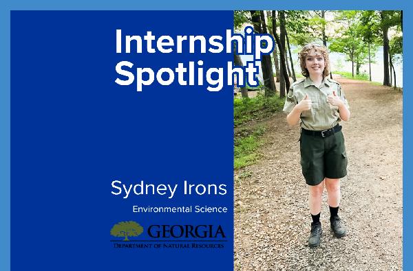 Environmental science major scores internship with state parks
