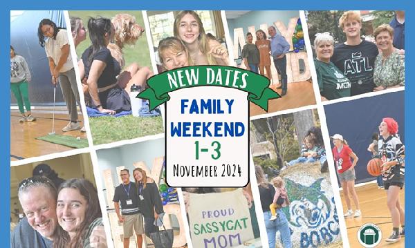 An action-packed Family Weekend starts today!