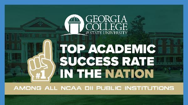 Georgia College Tops Nation in Academic Success Rate Among NCAA DII Public Schools for Fourth Straight Year
