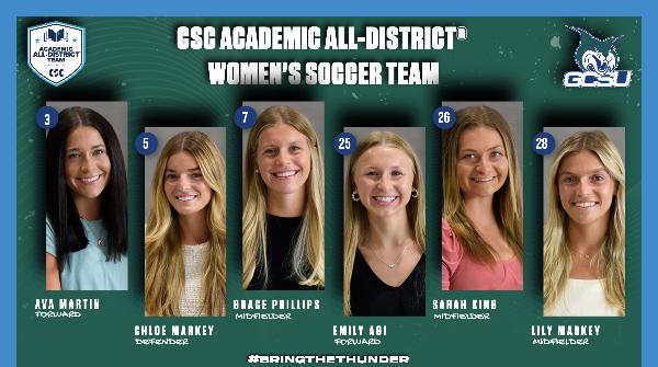 Six Bobcats earn CSC Academic All-District® honors