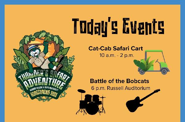 Homecoming Events for Thursday, Feb. 20