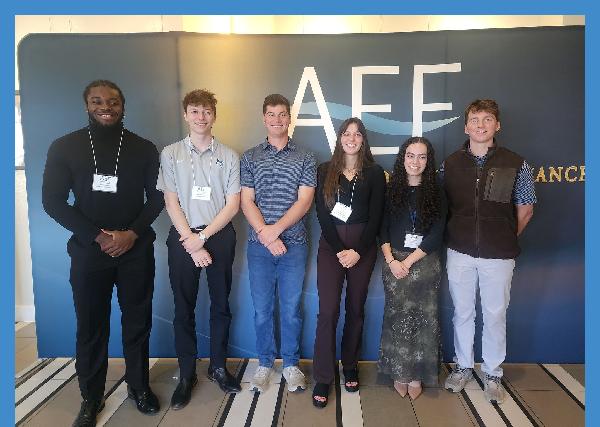 Students present undergraduate research at Academy of Economics and Finance Conference