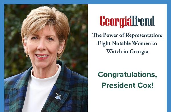 President Cox Featured in Georgia Trend Cover Story 'The Power of Representation'