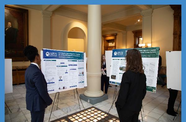 GCSU Undergrads present research during Posters at the Capitol