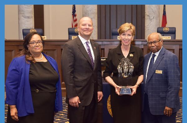 President Cox's legacy of service is honored with Lifetime Achievement Award